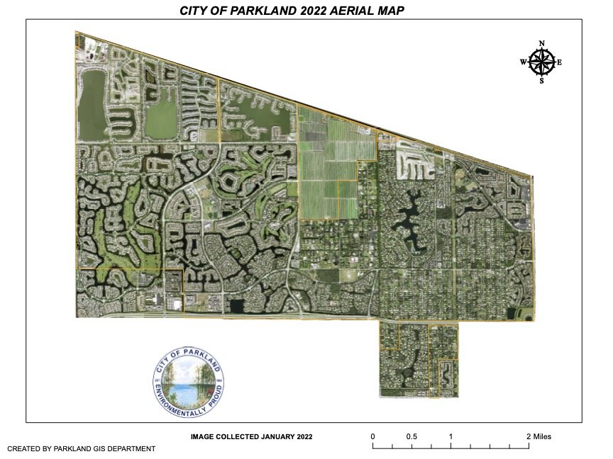 Parkland Aerial Map